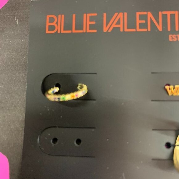 Billy Valentine 14k GP  Warrior Stack Earrings - Picture 2 of 5